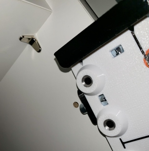 Szablon do otworów pod półki Przymiar do podpórek Listwa fi5 | fi8 mm